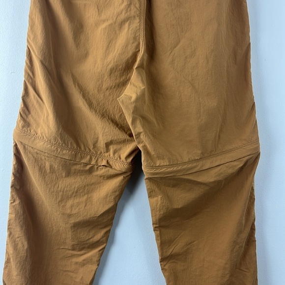 H&M Relaxed Fit Convertible Jogger Pants Brown Mens Size L Utility Gorpcore - Picture 10 of 14